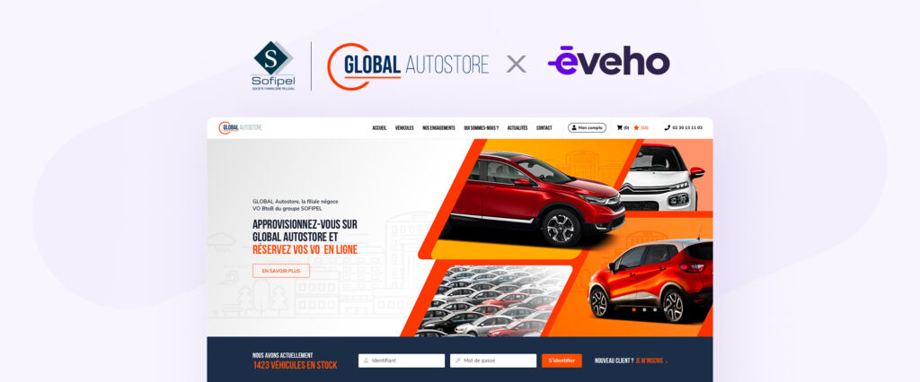 Site de Global AutoStore créé par eveho.