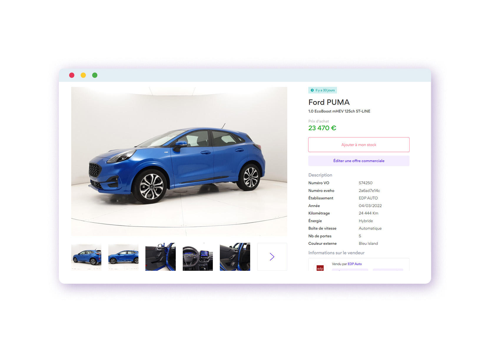 marketplace BtoB automobile 